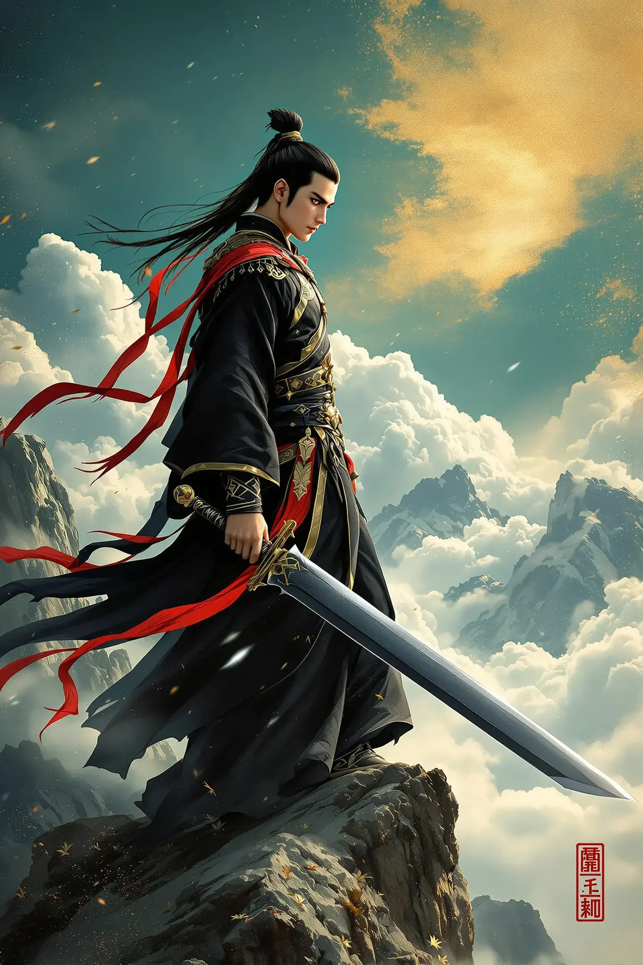 战神令：九十九位师姐请我出山短剧封面，战神题材，88集