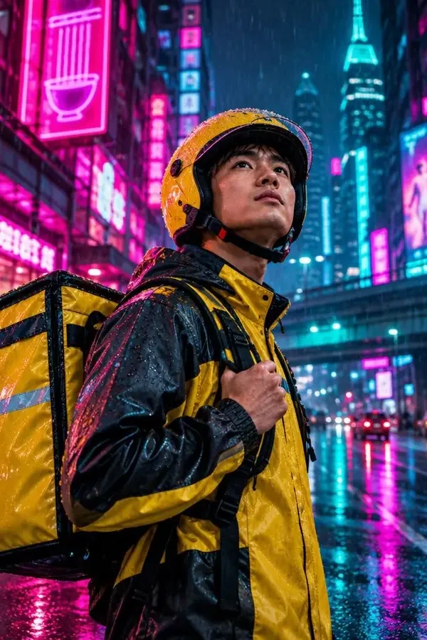 外卖小哥的逆袭人生 黄果短剧高清封面 外卖小哥的逆袭人生短剧封面,轻喜题材,80集